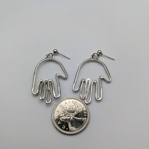 Pretty Hand Earrings NWOT
